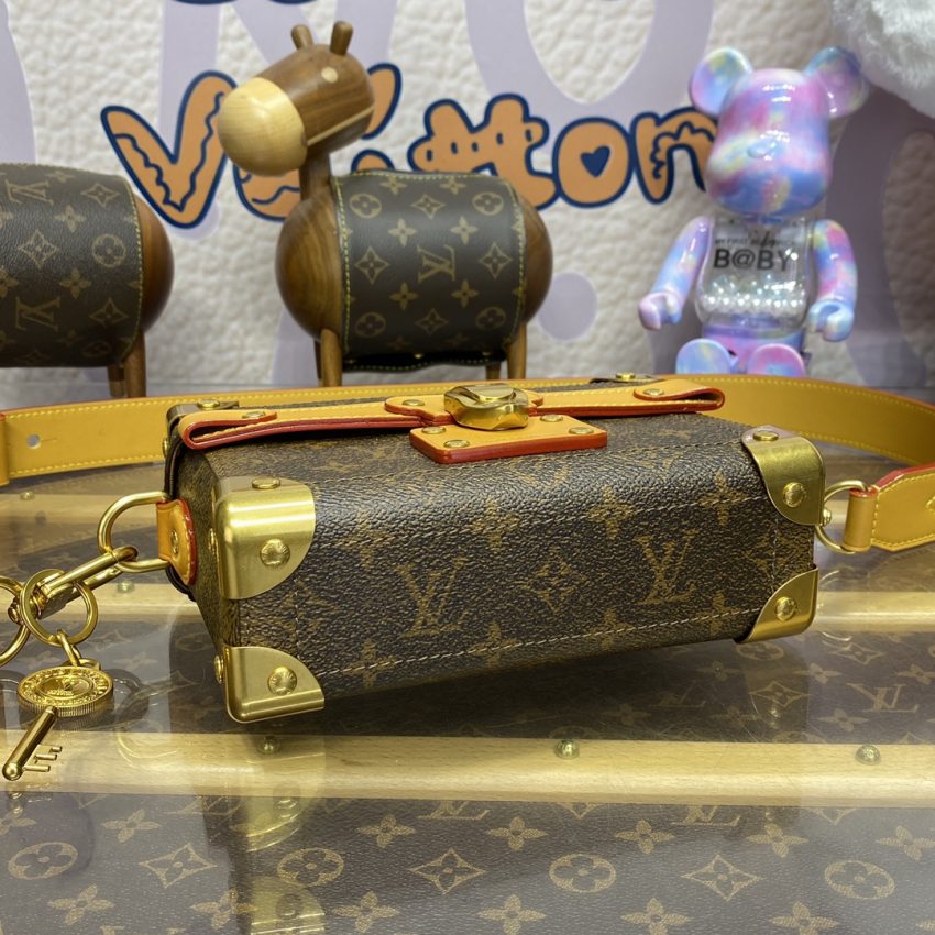 Replica Louis Vuitton Soul Trunk Cross-Body Brown - elite superclone designer purse