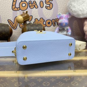 Replica Loius Vuitton Capucines Light Blue - ultra-realistic fake designer tote