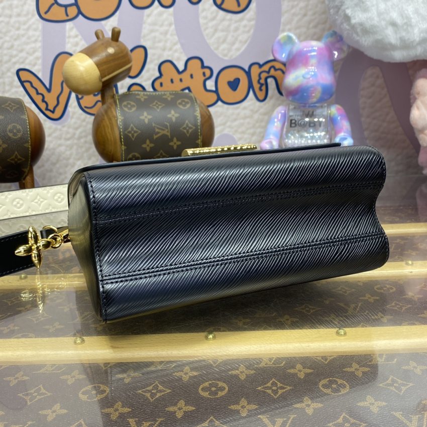 Replica Louis Vuitton Twist Black With Strap - 1:1 designer replica handbag