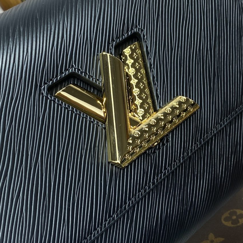 Replica Louis Vuitton Twist Black With Strap - authentic-look luxury purse replica