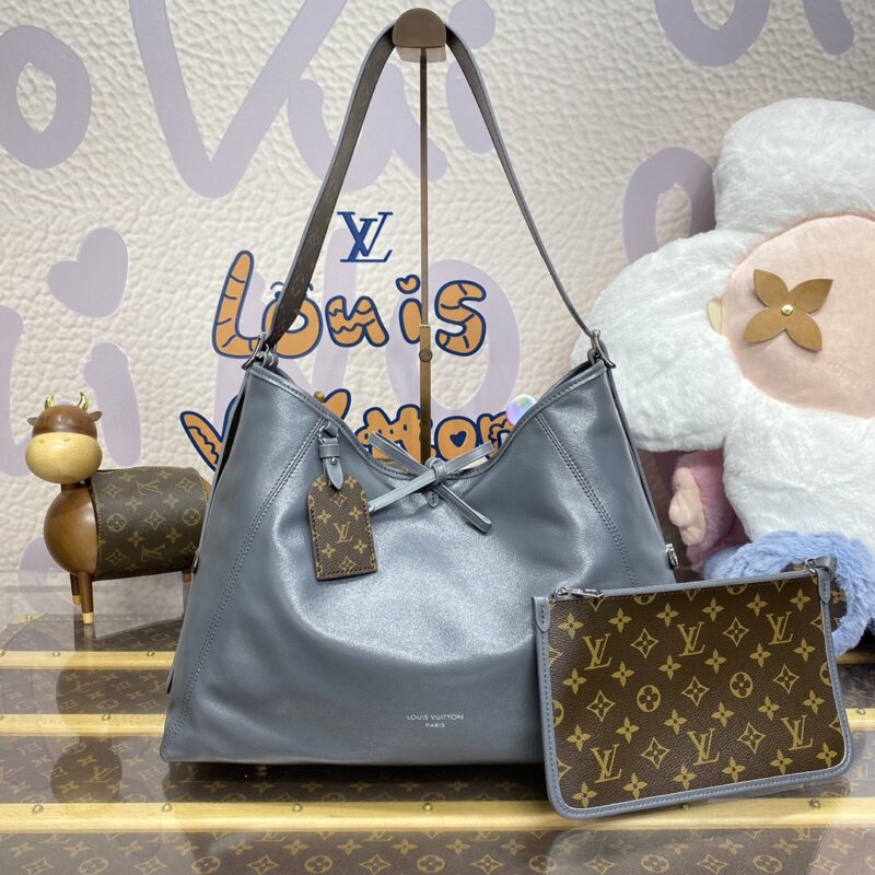 Replica Louis Vuitton Carry All MM Silver - high-quality designer bag clone
