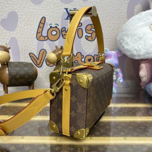Replica Louis Vuitton Soul Trunk East West Brown - best quality luxury bag dupe