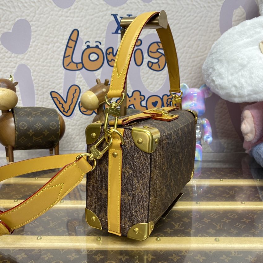 Replica Louis Vuitton Soul Trunk East West Brown - best quality luxury bag dupe