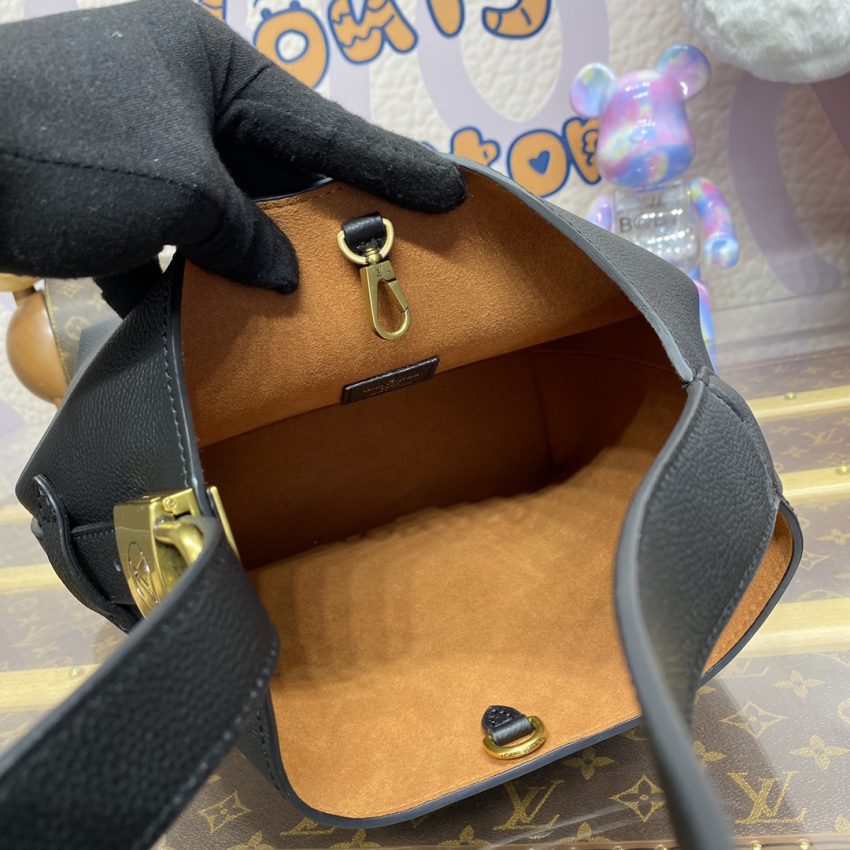 Replica Louis Vuitton Low Key Hobo Black - top-rated replica designer bag