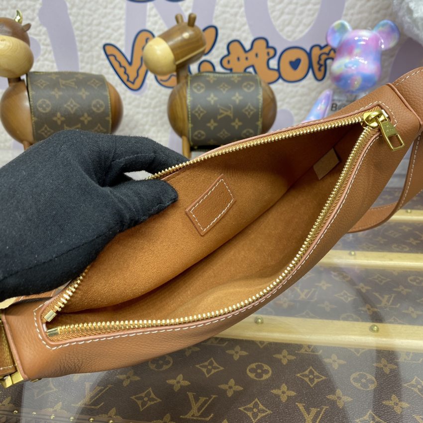 Replica Louis Vuitton Bumbag Low Key Brown - premium 1:1 fake handbag model