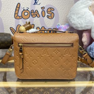 Replica Louis Vuitton Pochette Metis Brown - near-authentic luxury replica handbag