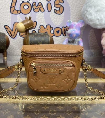 Replica Louis Vuitton Bumbag Mini Full Brown - realistic designer-inspired fake bag