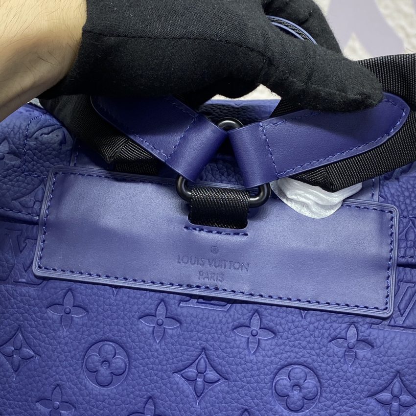 Replica Louis Vuitton Christopher Backpack Blue - high-quality designer bag clone