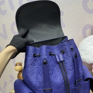 Replica Louis Vuitton Christopher Backpack Blue - best-selling designer handbag dupe