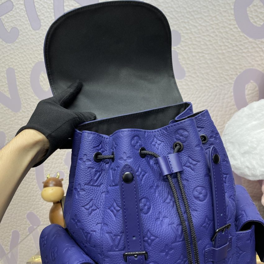 Replica Louis Vuitton Christopher Backpack Blue - best-selling designer handbag dupe