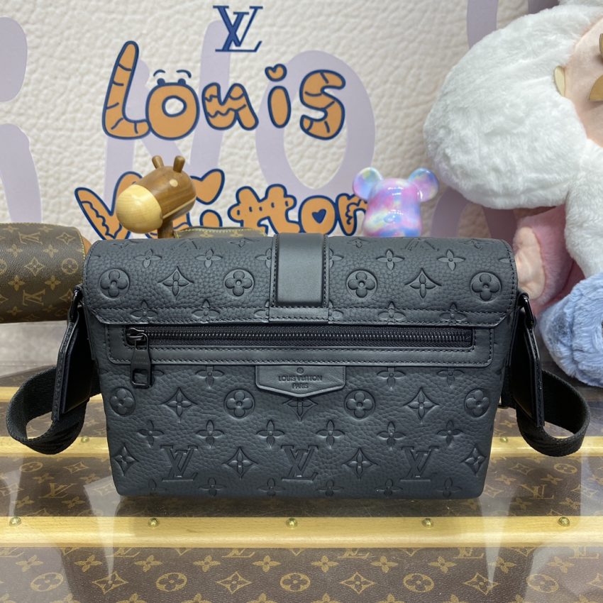 Replica Louis Vuitton S-Cape Messenger Full Black - authentic-look luxury purse replica