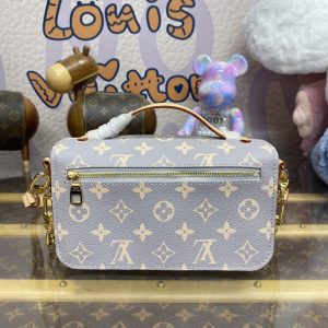 Replica Louis Vuitton Pochette Metis East West Grey - near-authentic luxury replica handbag