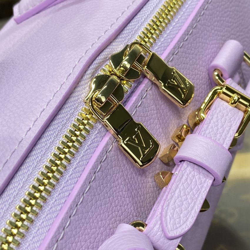 Replica Louis Vuitton Speedy 18 Purple - best quality luxury bag dupe