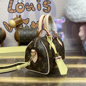 Replica Louis Vuitton Speedy 18 Brown - high-accuracy replica luxury purse