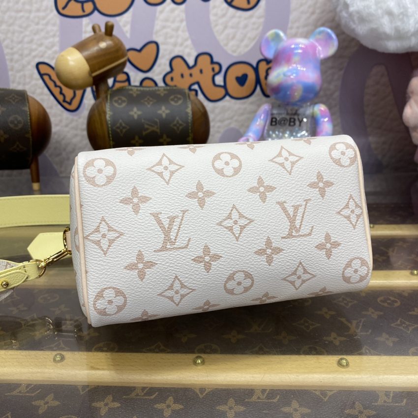 Replica Louis Vuitton Speedy 18 Beige - near-authentic luxury replica handbag