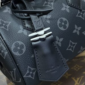 Replica Louis Vuitton Speedy 18 Black - top-rated replica designer bag