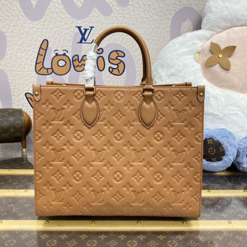 Replica Louis Vuitton OnTheGo Brown - authentic-look luxury purse replica
