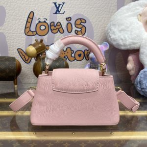 Replica Loius Vuitton Capucines East West Pink - high-end fake designer purse