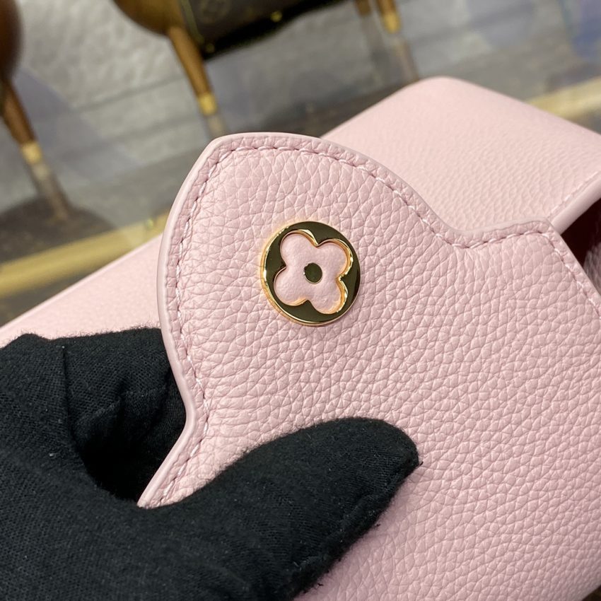 Replica Loius Vuitton Capucines East West Pink - high-quality designer bag clone
