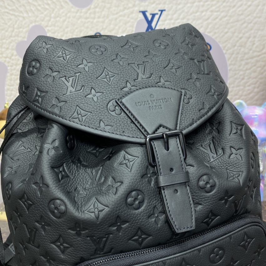 Replica Louis Vuitton Montsouris Black - top-tier luxury replica shoulder bag