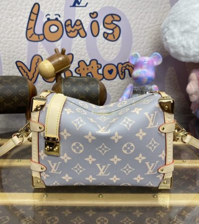 Replica Louis Vuitton Side Trunk Canvas Beige - high-accuracy replica luxury purse