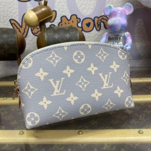 Replica Louis Vuitton Pochette Cosmétique Grey - 1:1 designer replica handbag