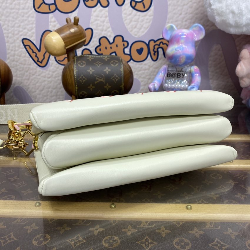 Replica Louis Vuitton Coussin White Orange - authentic-look luxury purse replica