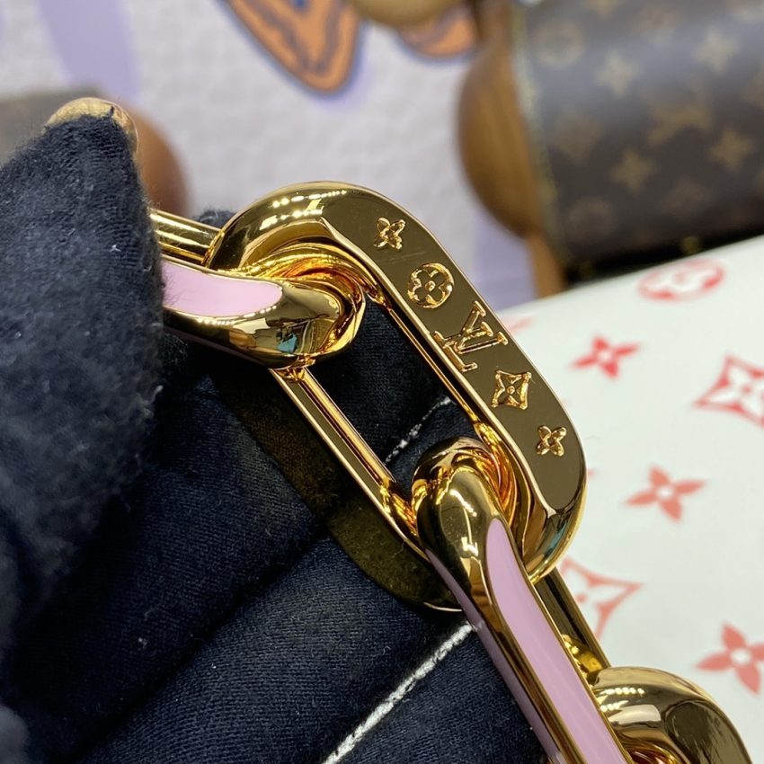 Replica Louis Vuitton Coussin White Orange - 1:1 designer replica handbag