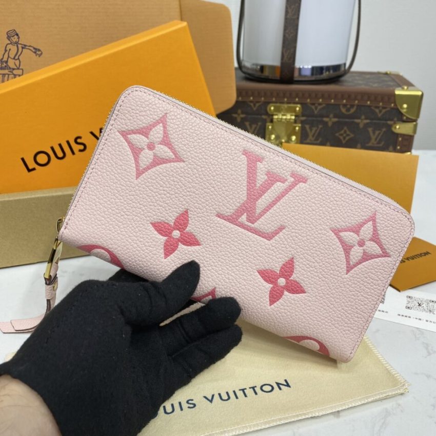 Replica Louis Vuitton Zippy Wallet Pink - top-tier luxury replica shoulder bag