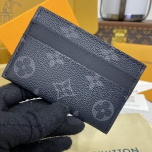 Replica Louis Vuitton Card Holder Black - top-rated replica designer bag