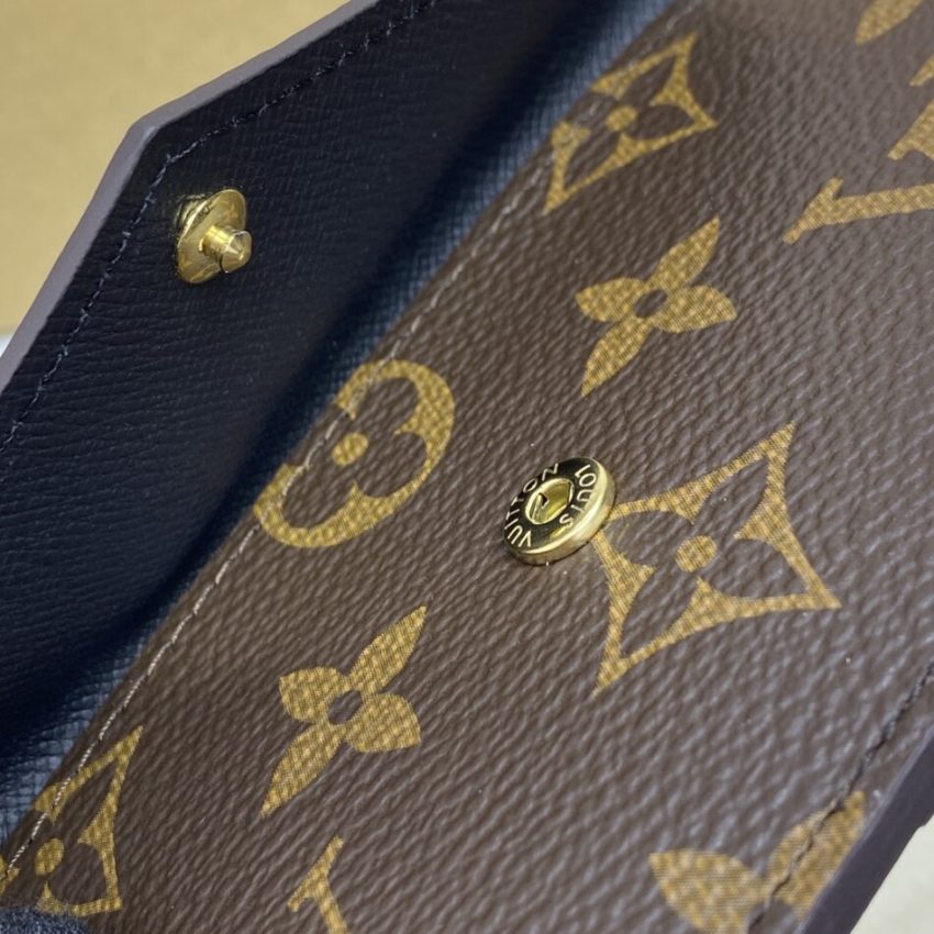 Replica Louis Vuitton Card Holder Recto Verso Brown - best quality luxury bag dupe