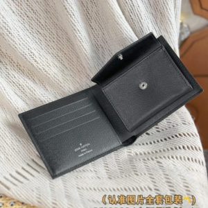 Replica Louis Vuitton Marco Wallet Black - elite superclone designer purse