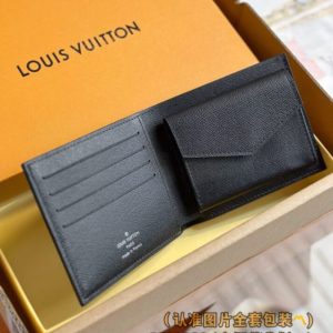 Replica Louis Vuitton Marco Wallet Black - best quality luxury bag dupe