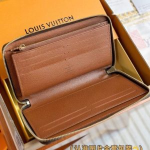 Replica Louis Vuitton Zippy Wallet Brown - best-selling designer handbag dupe