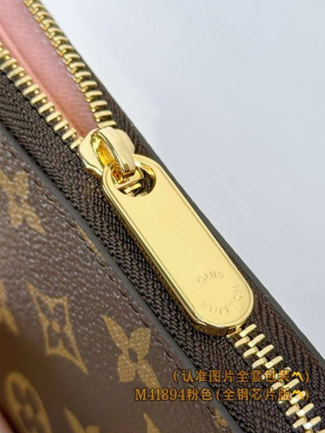 Replica Louis Vuitton Zippy Wallet Brown&Pink - premium-grade designer purse dupe