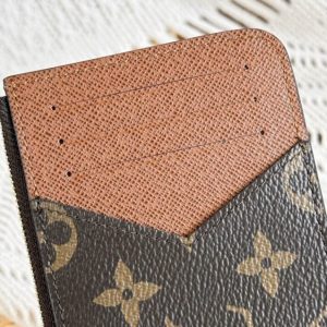 Replica Louis Vuitton Romy Card Holder Brown - elite superclone designer purse