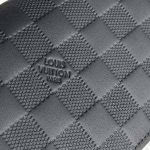 Replica Louis Vuitton Brazza Wallet Black Grid - realistic designer-inspired fake bag