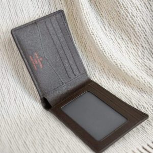 Replica Louis Vuitton Slender Wallet Brown Grid - near-authentic luxury replica handbag