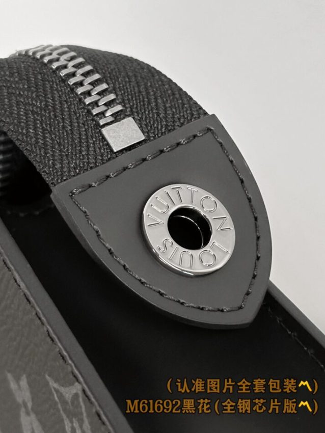 Replica Louis Vuitton Pochette Voyage Black - near-authentic luxury replica handbag