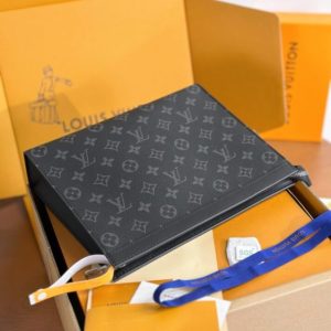Replica Louis Vuitton Pochette Voyage Black - best-selling designer handbag dupe