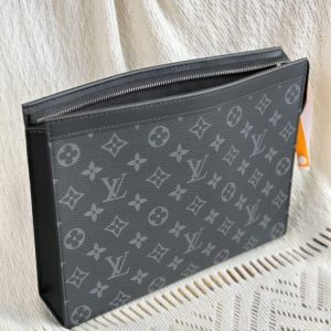 Replica Louis Vuitton Pochette Voyage Grey - premium-grade designer purse dupe