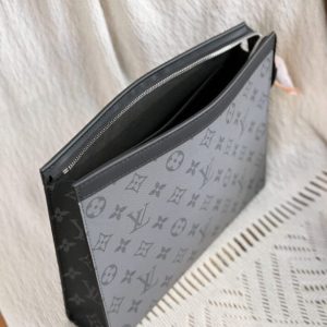 Replica Louis Vuitton Pochette Voyage Grey - authentic-look luxury purse replica