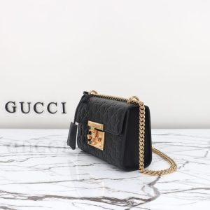 Replica Gucci Padlock's Small Lock Black - 1:1 designer replica handbag