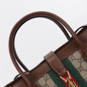Replica Gucci G Jackie 1961 Brown - high-accuracy replica luxury purse
