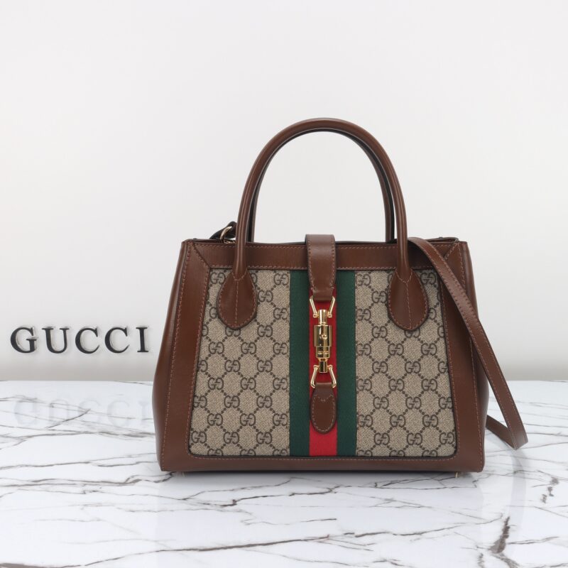 Replica Gucci G Jackie 1961 Brown - high-end fake designer purse