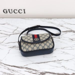 Replica Gucci GUCCI Ophidia GG Shoulder Bag Blue - best-selling designer handbag dupe