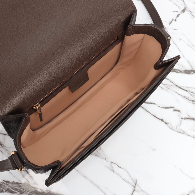 Replica Gucci Ophidia GG Shoulder Bag Brown - premium-grade designer purse dupe