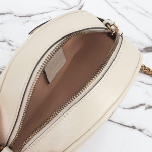 Replica Gucci GG Mormont Round White - top-tier luxury replica shoulder bag