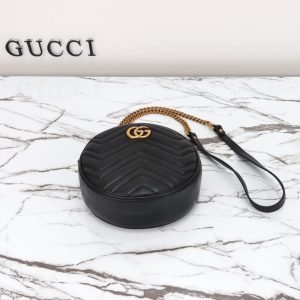 Replica Gucci GG Mormont Round Black - premium-grade designer purse dupe