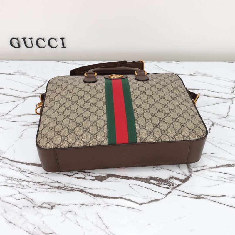 Replica Gucci Briefcase Canvas Beige - authentic-look luxury purse replica